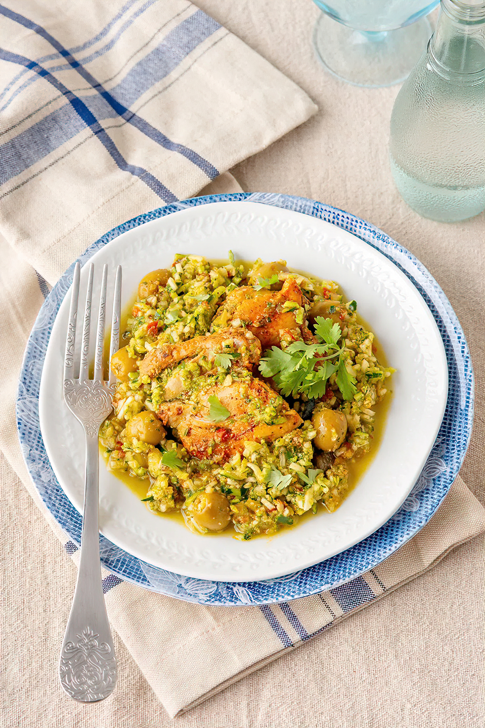 Receta Arroz con pollo keto
