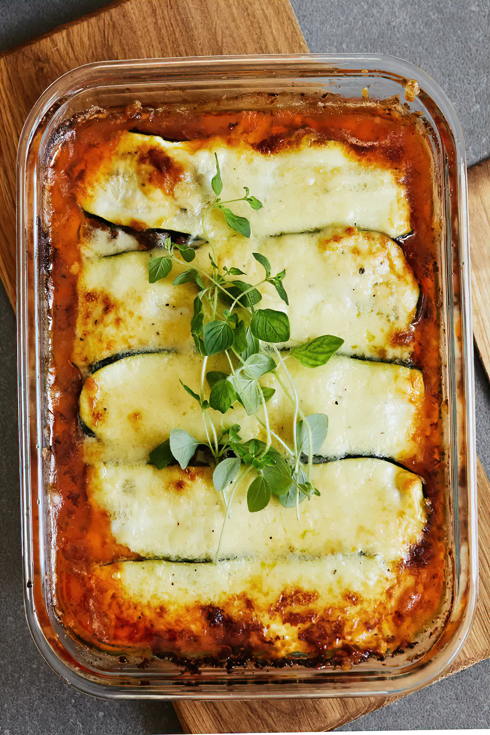 Receta Lasaña de calabacín keto