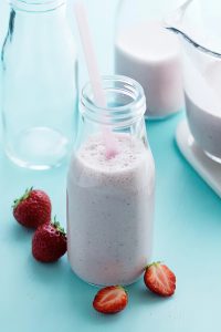 Receta Batido de fresa bajo en carbohidratos