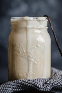 Receta Batido de proteína de vainilla vegano bajo en carbohidratos