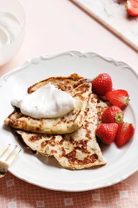 Receta Crepes cetogénicas