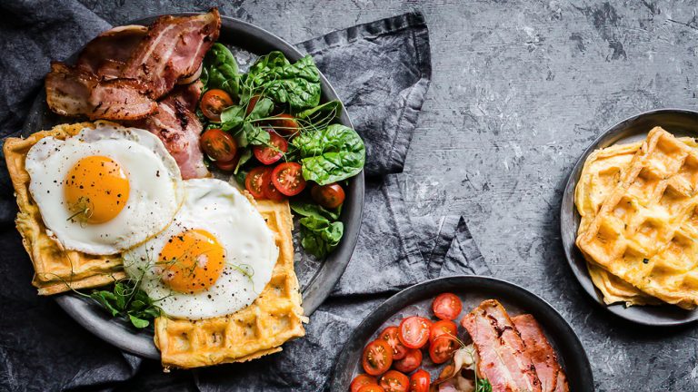 Receta Desayuno keto chaffles