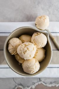 Receta Helado keto de vainilla cremoso y sin lácteos