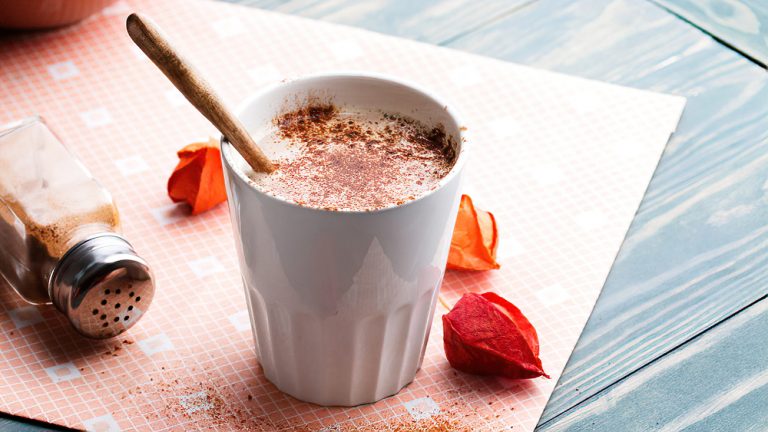 Receta Latte keto de especias de calabaza