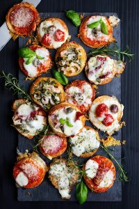 Receta Mini pizzas bajas en carbohidratos