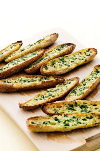 Receta Pan de ajo keto