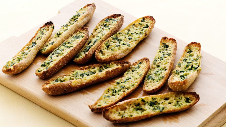 Receta Pan de ajo keto