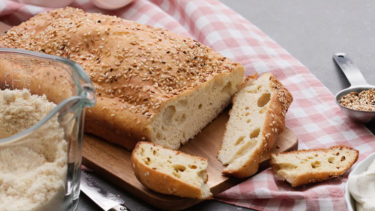 Receta Pan keto de sésamo