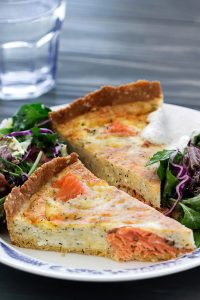 Receta Pastel de salmón keto