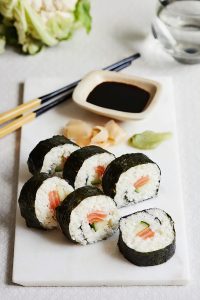 Receta Rollos de sushi bajos en carbohidratos