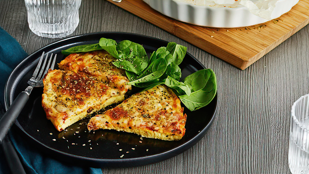 Receta Tortilla de pizza keto