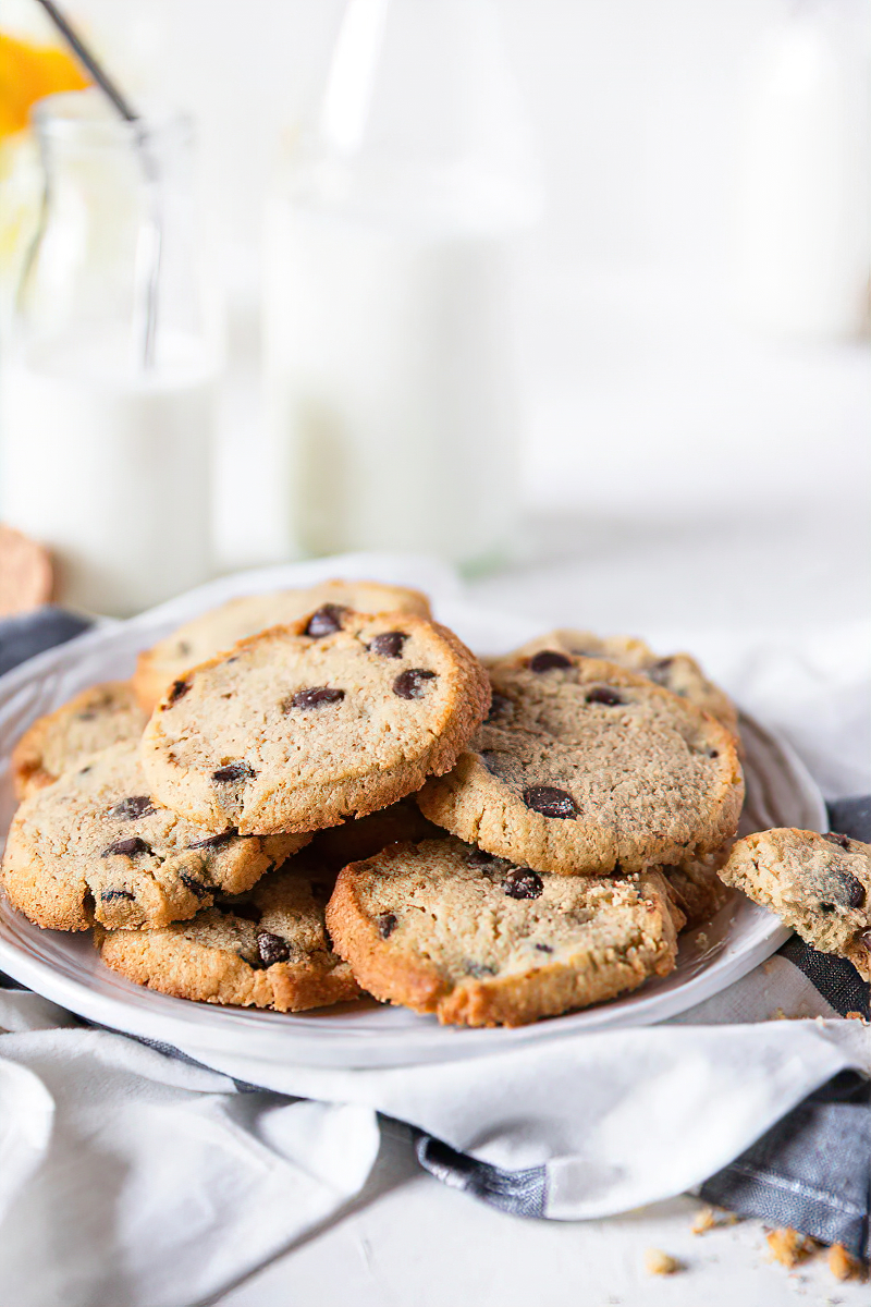 Receta galletas con pepitas de chocolate keto