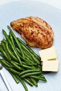 Receta keto de pollo y judías verdes