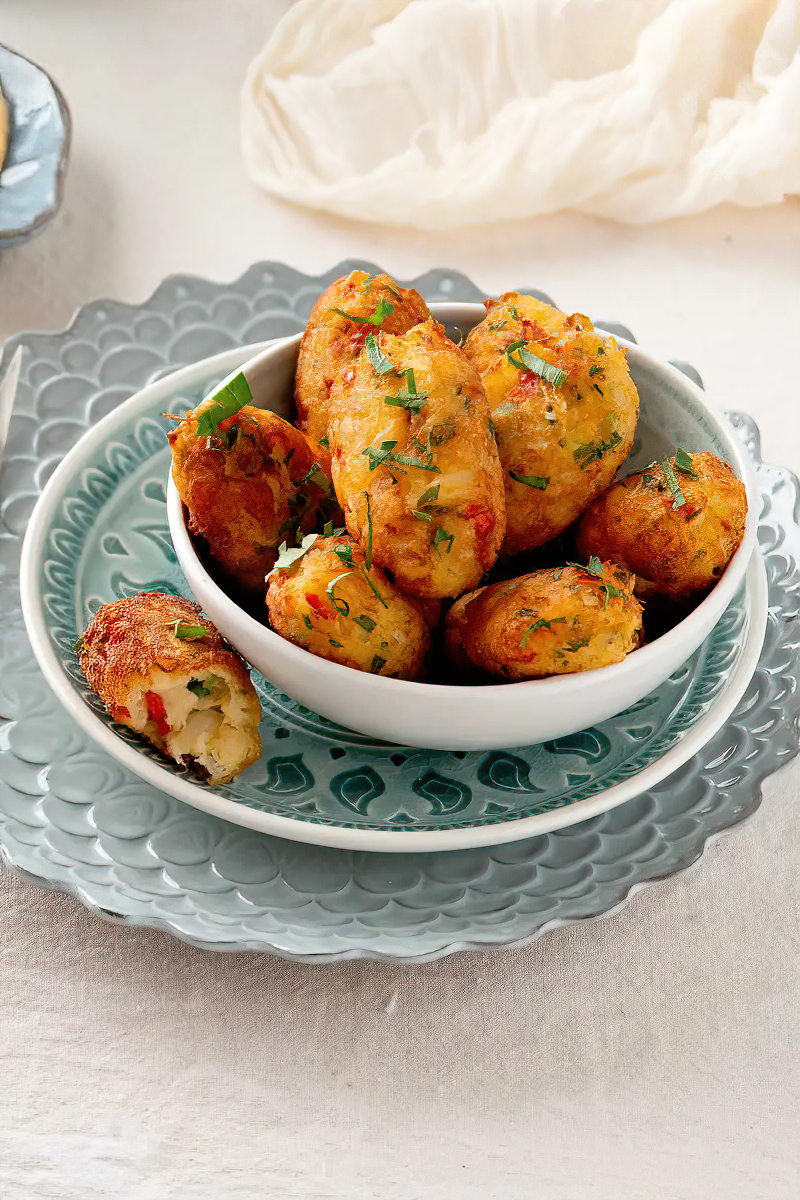 Receta Buñuelos de bacalao keto
