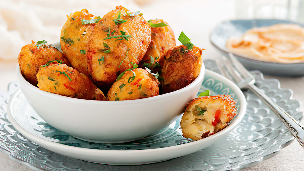 Receta Buñuelos de bacalao keto