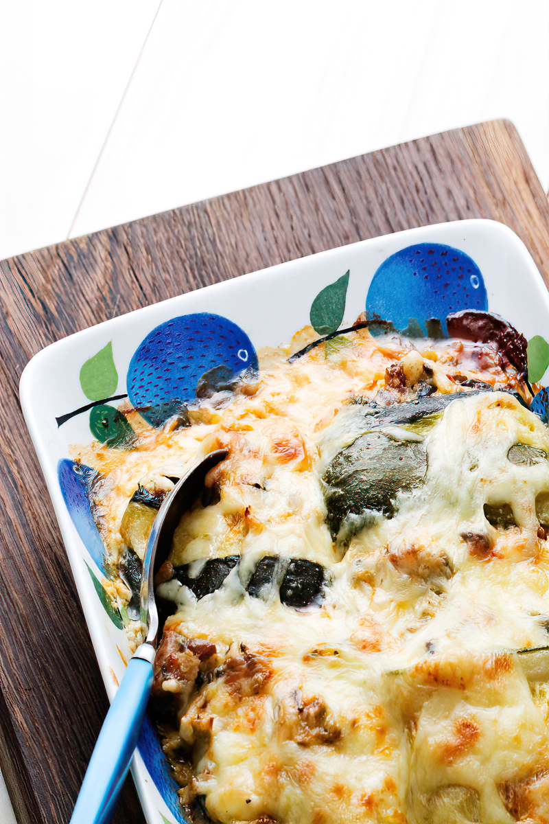 Receta Rollos de calabacín keto con chorizo