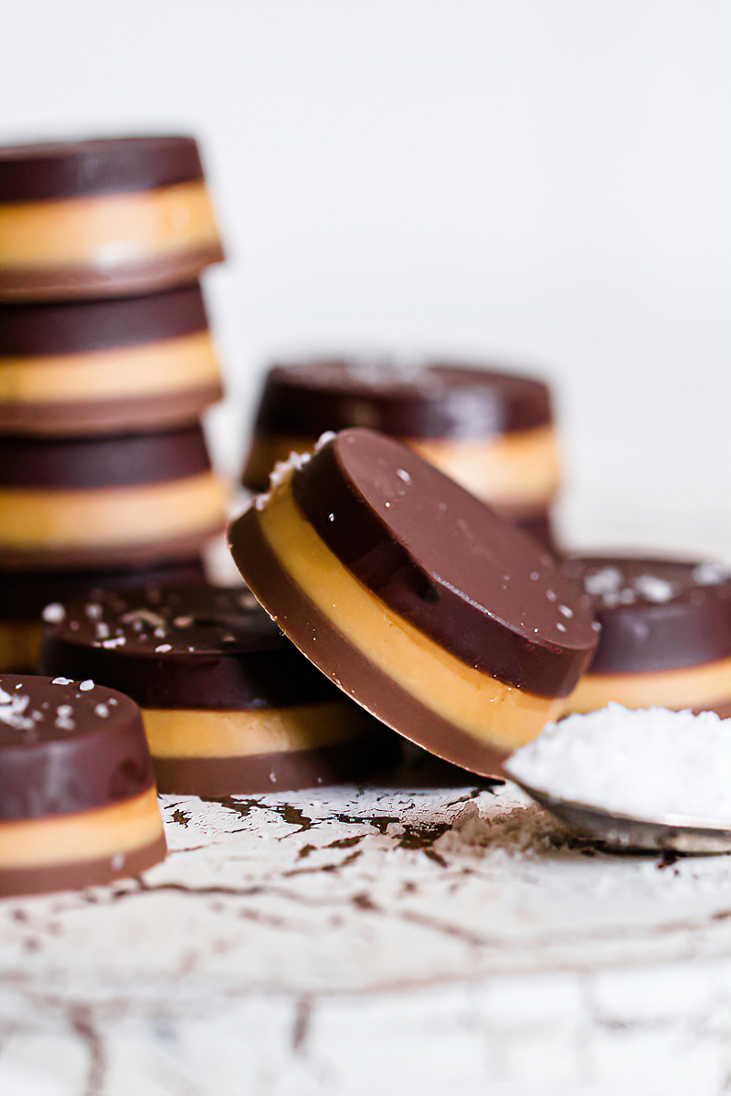 Receta copas de chocolate y mantequilla de cacahuete