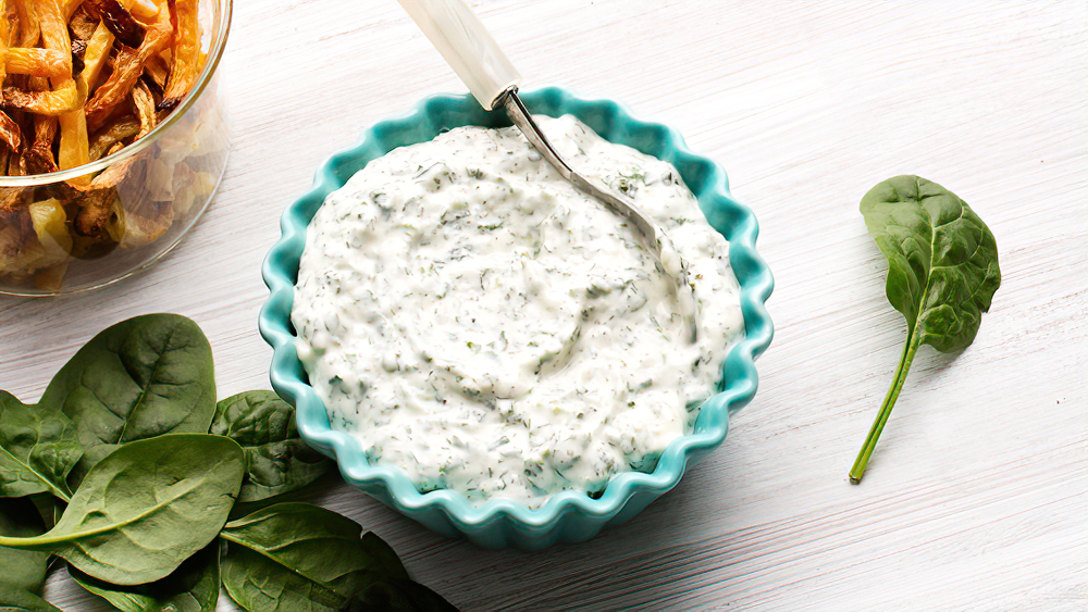 Receta salsa para untar de espinacas keto