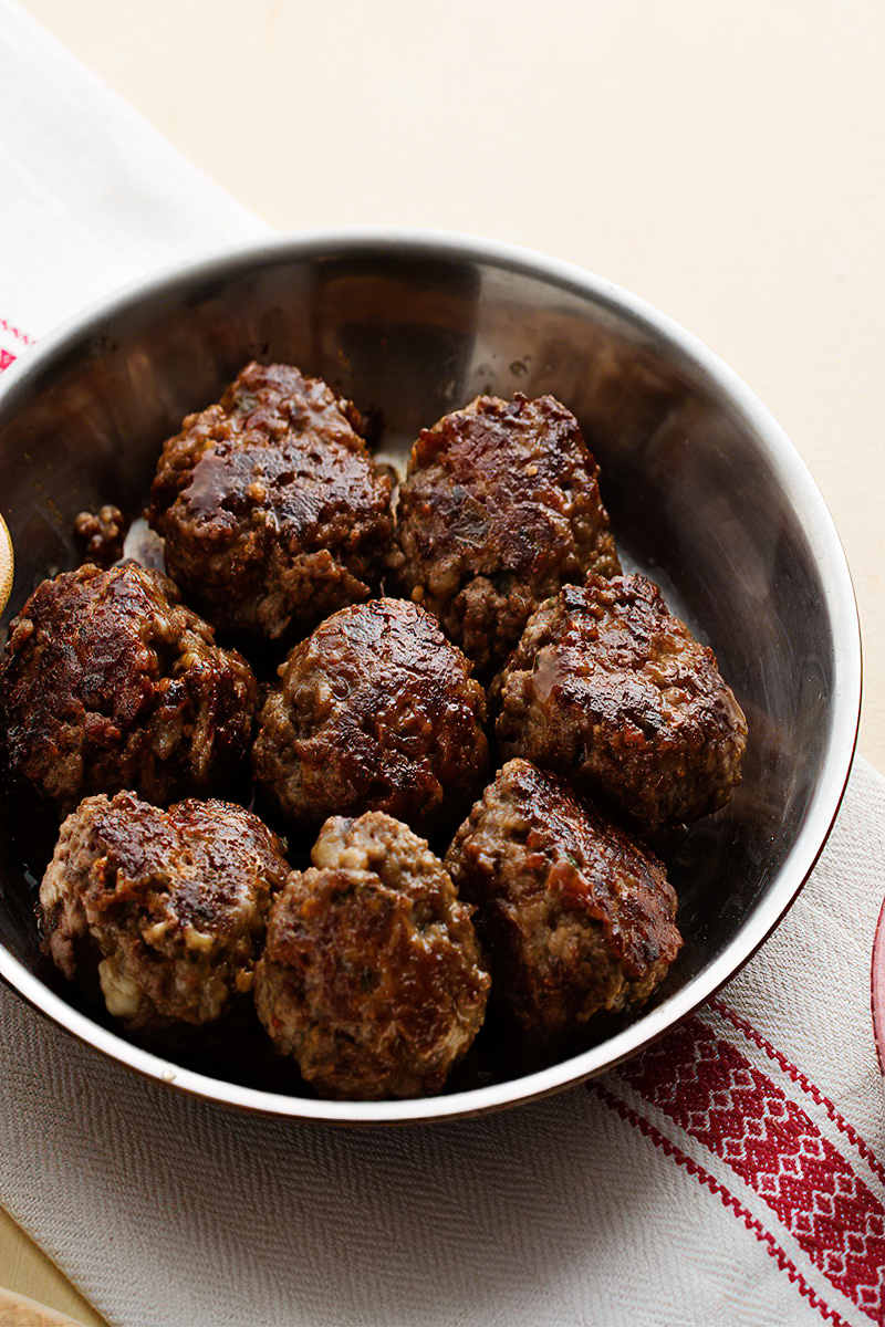 Receta albóndigas keto con queso y chiles