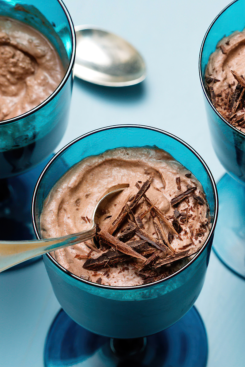 Receta Mousse de chocolate baja en carbohidratos