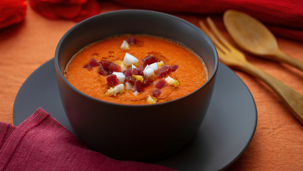 Receta Salmorejo bajo en carbohidratos