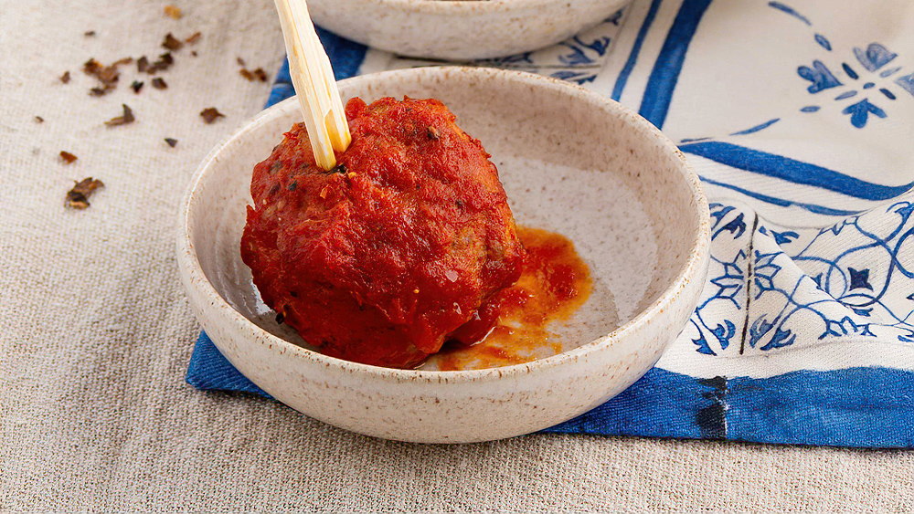 Receta albóndigas en salsa de tomate keto