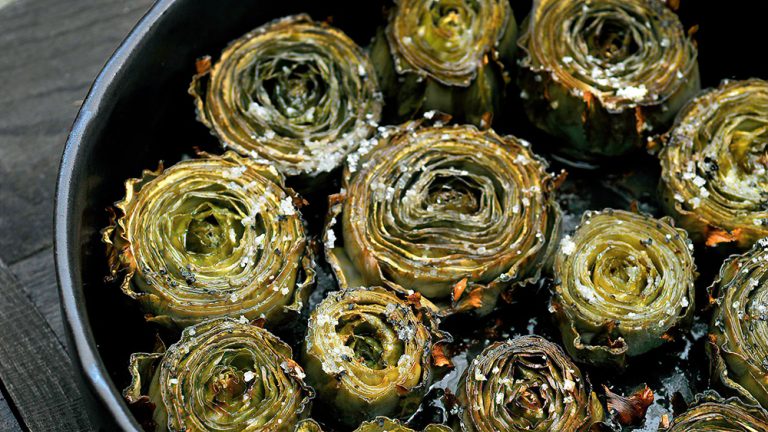 Receta alcachofas asadas