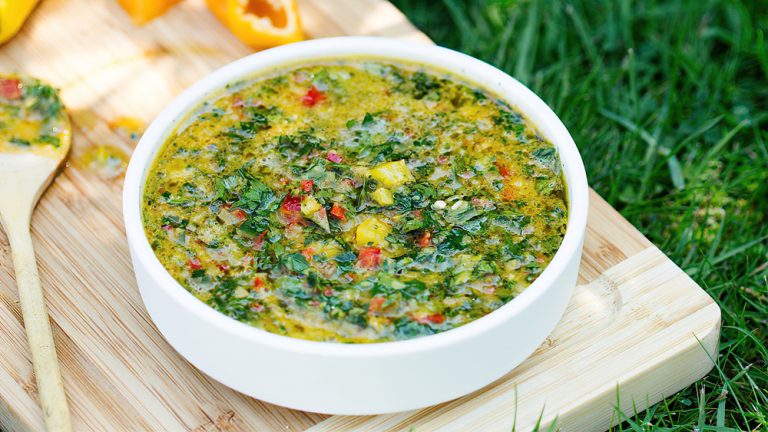 Receta chimichurri cetogénico
