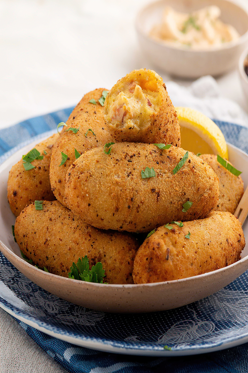 Receta croquetas de jamón serrano bajas en carbohidratos