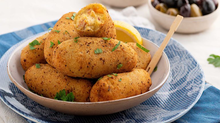 Receta croquetas de jamón serrano bajas en carbohidratos