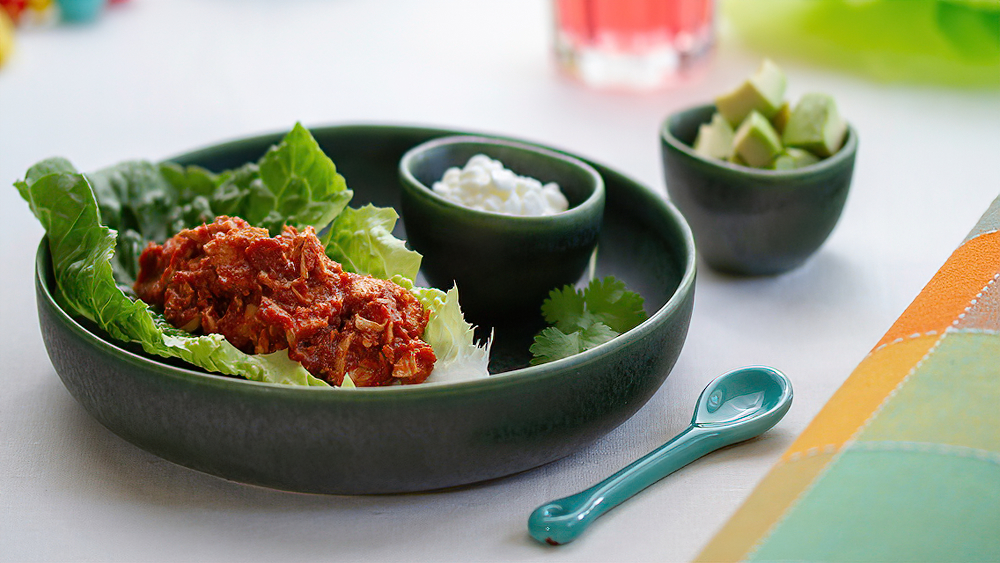 Receta enchiladas en hojas de lechuga bajo en carbohidratos