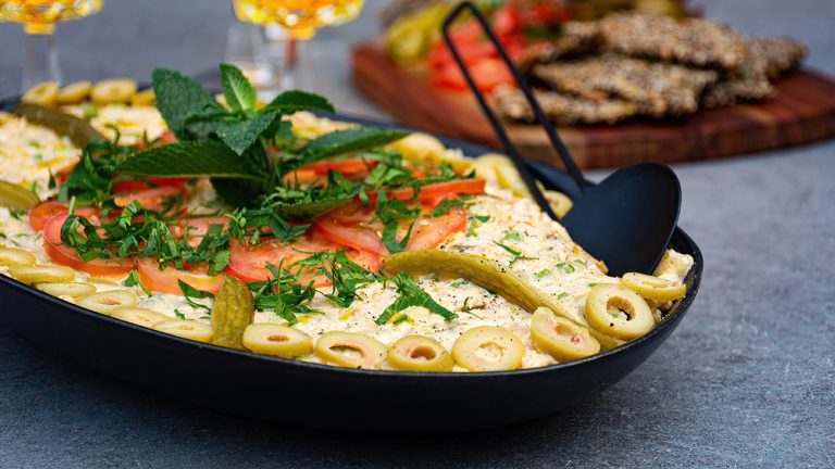 Receta ensalada Olivier bajo en carbohidratos