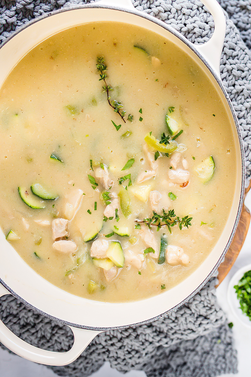 Receta guiso de pollo y verduras bajo en carbohidratos