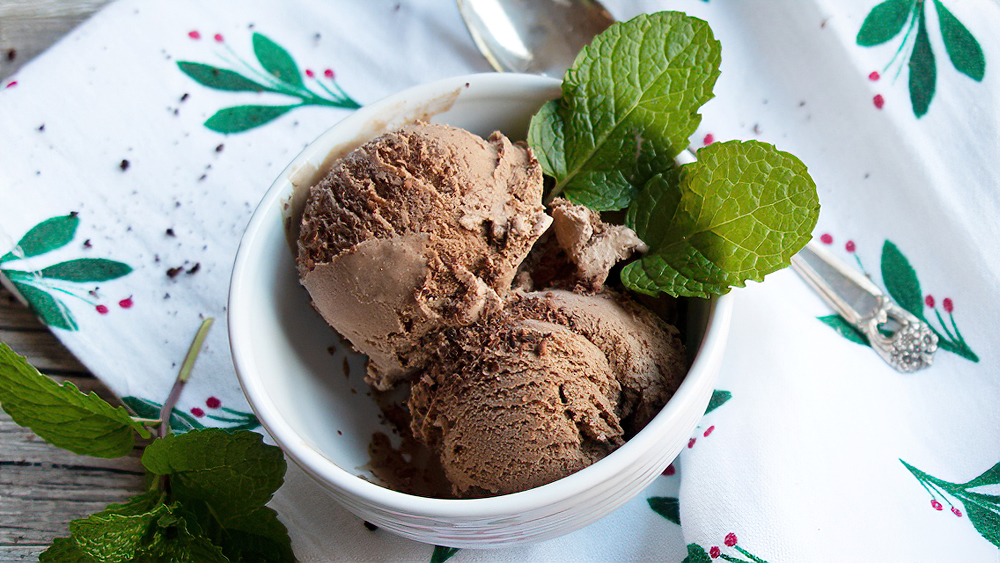 Receta helado de moca y menta bajo en carbohidratos