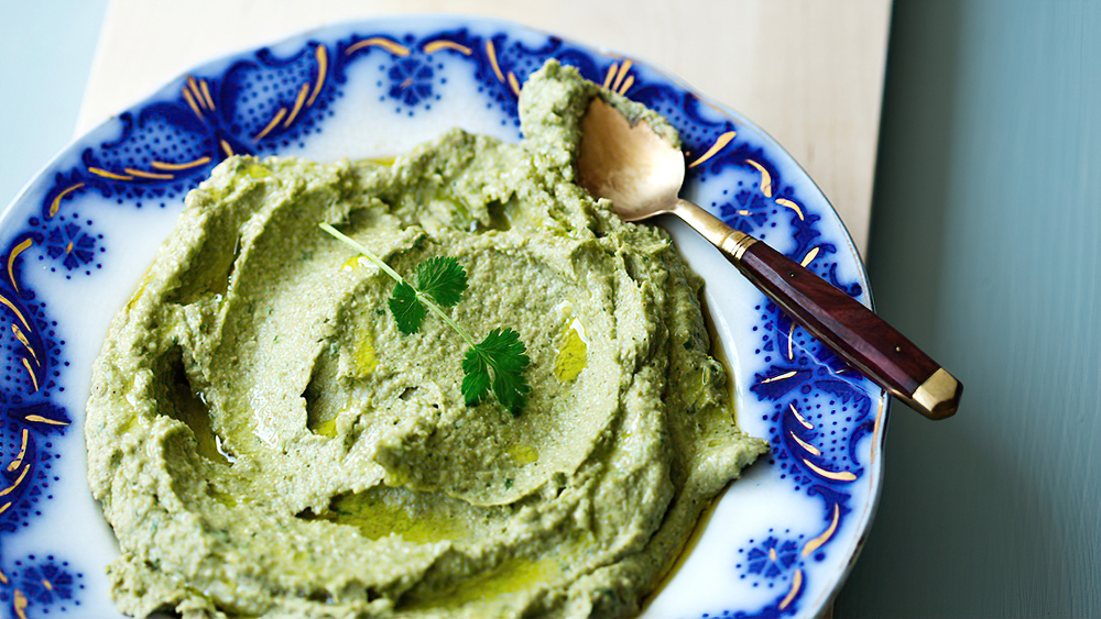 Receta hummus keto de aguacate