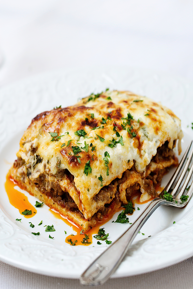 Receta lasaña keto