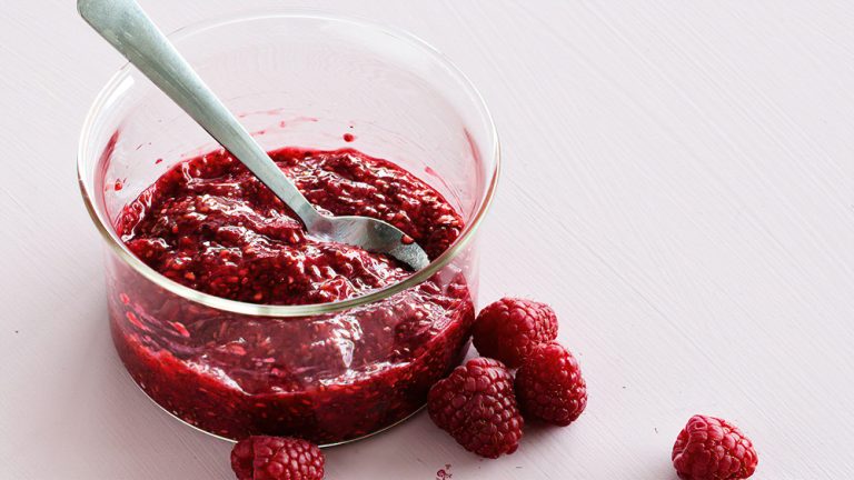 Receta mermelada de frambuesa baja en carbohidratos