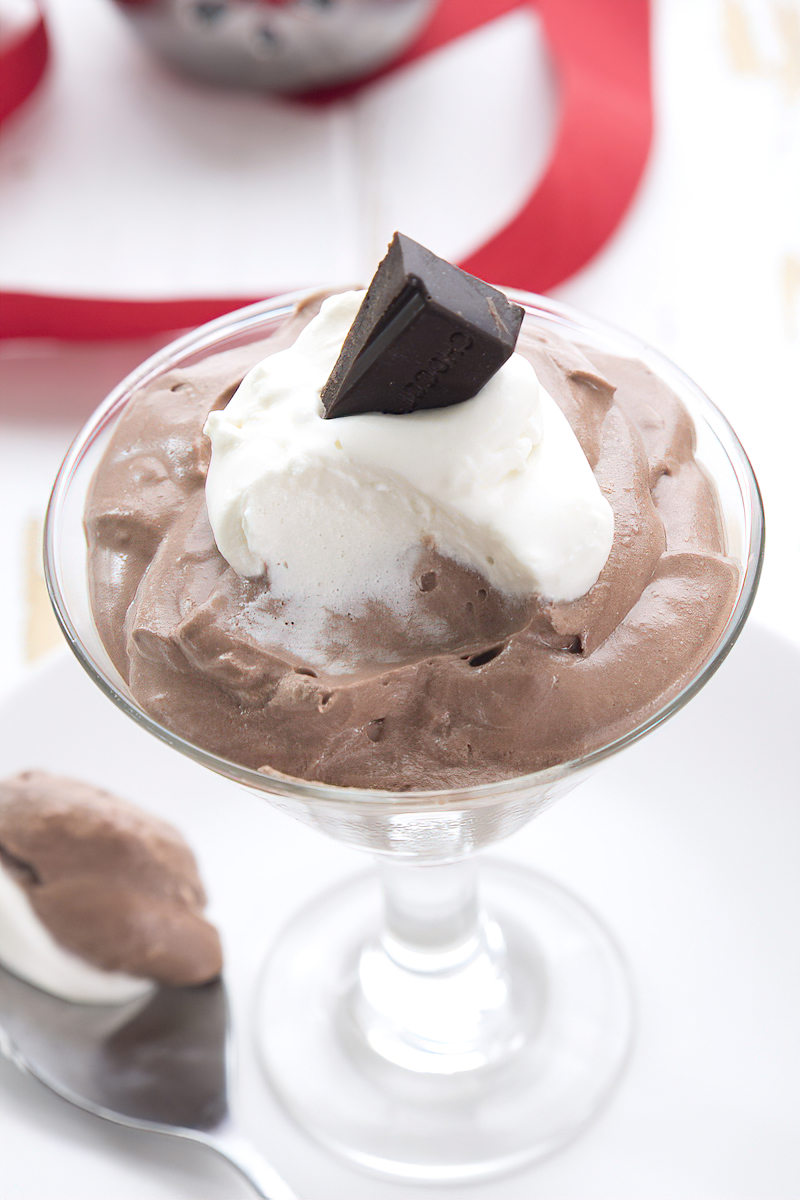 Receta mousse de chocolate y menta bajo en carbohidratos