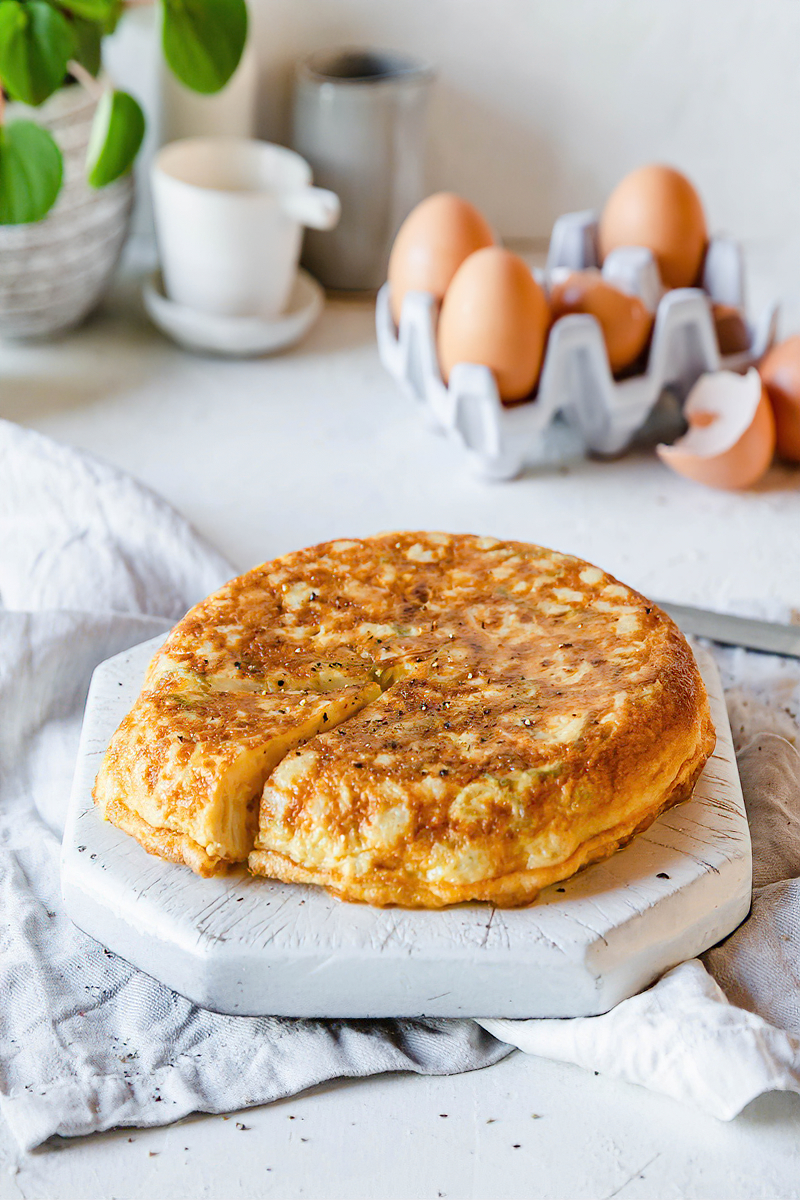 Receta tortilla española baja en carbohidratos