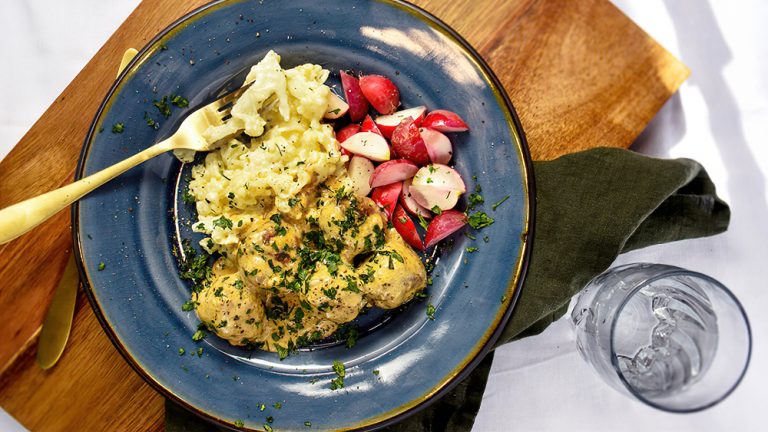 Receta albóndigas suecas bajas en carbohidratos en salsa