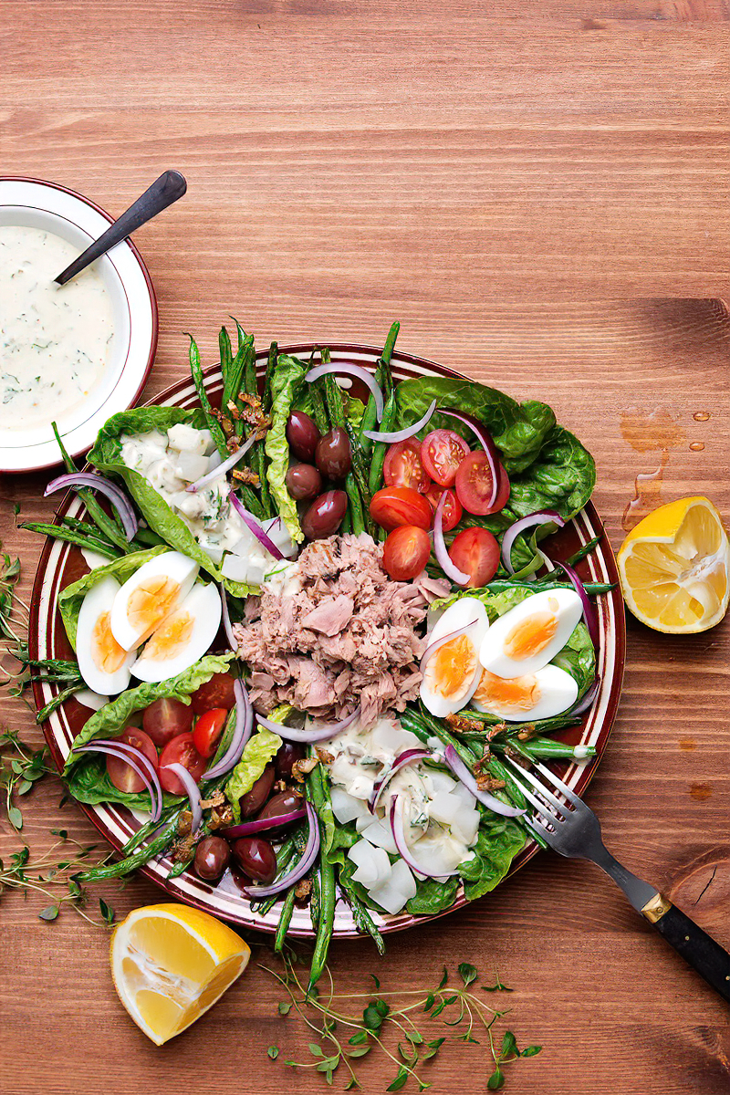 Receta ensalada keto nizarda