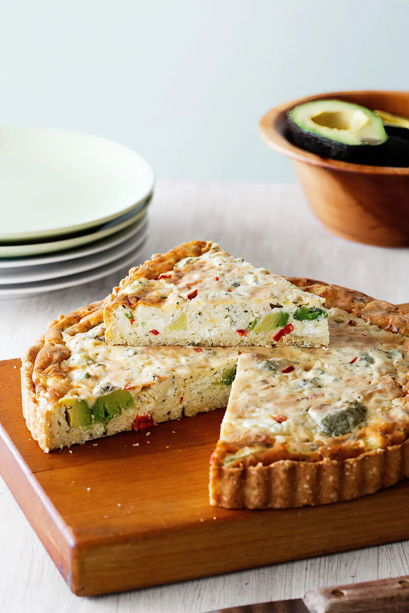 Receta tarta keto de aguacate