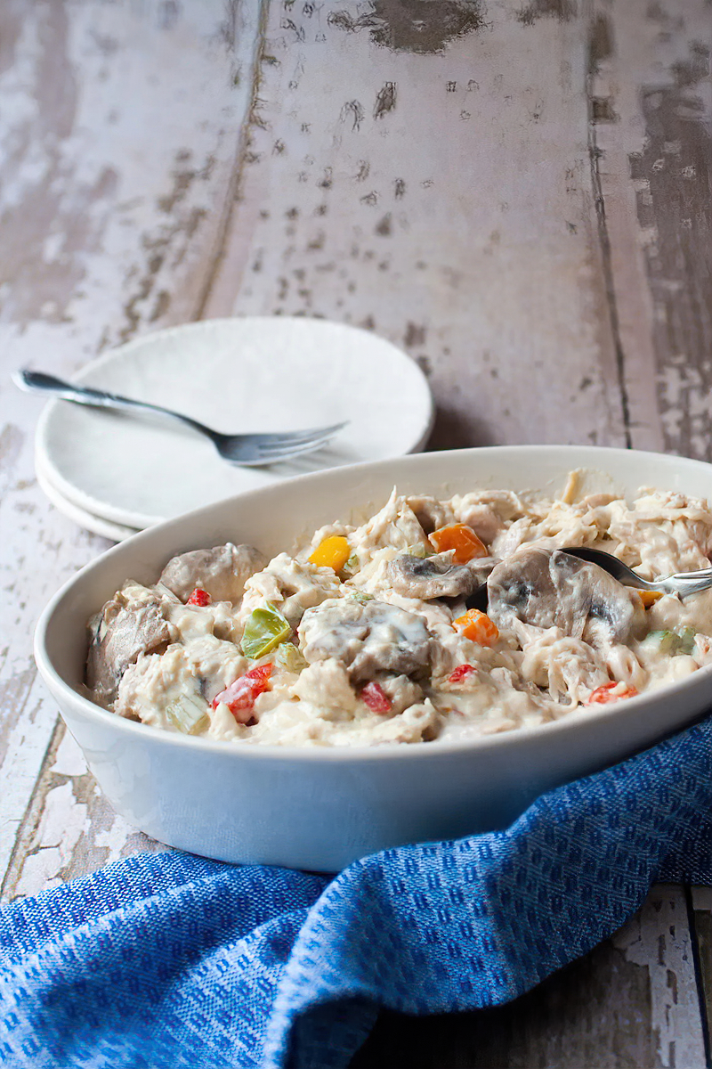 Receta pollo keto a la reina