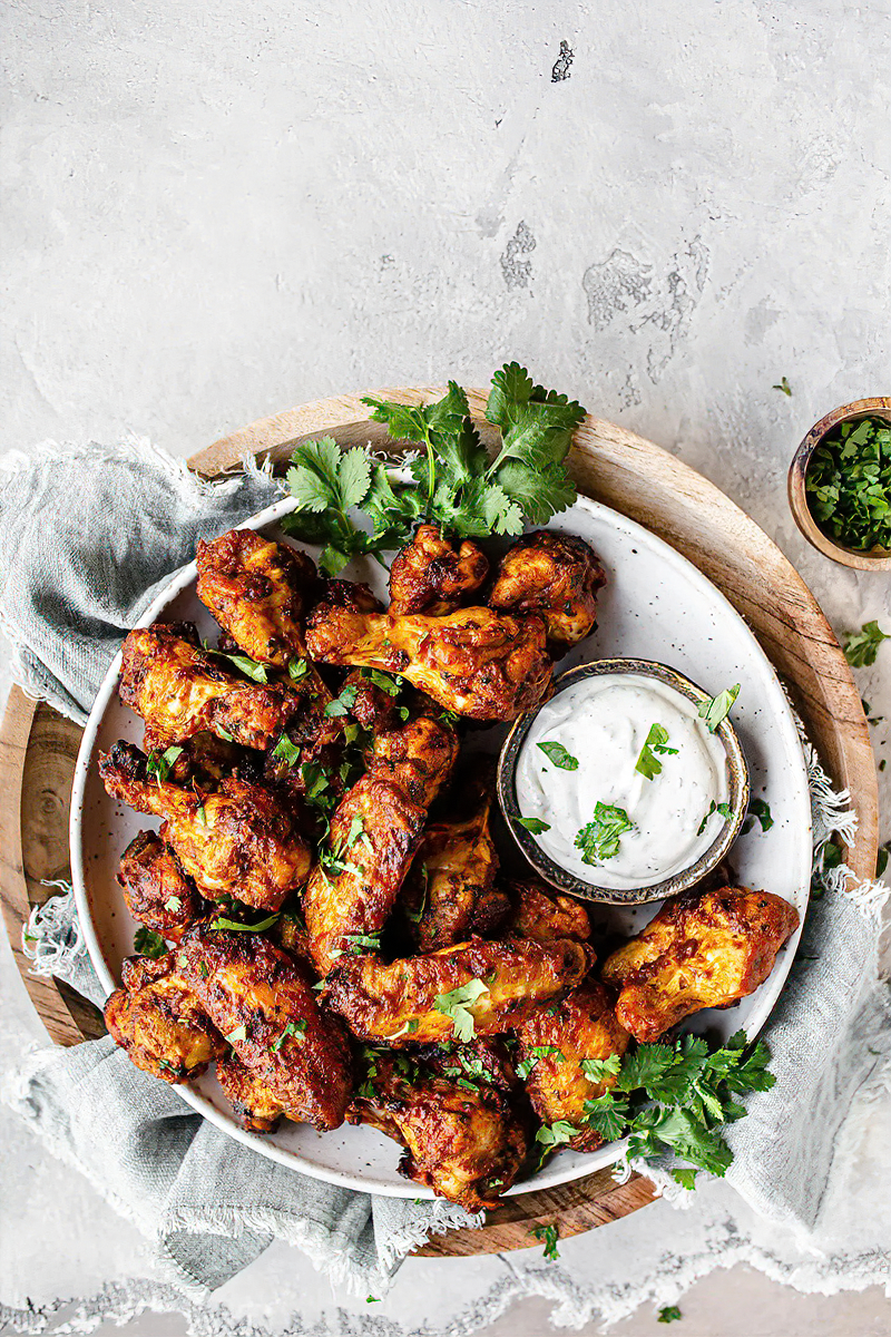 Receta alitas de pollo keto a la mantequilla