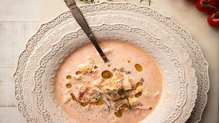 Receta bisque de langosta bajo en carbohidratos