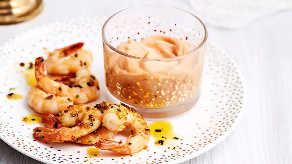 Receta camarones con salsa cocktail keto