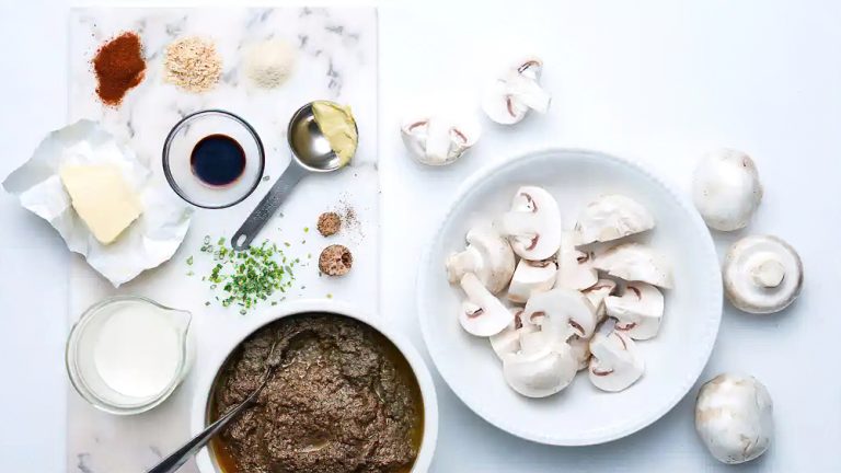 Receta crema de champiñones baja en carbohidratos