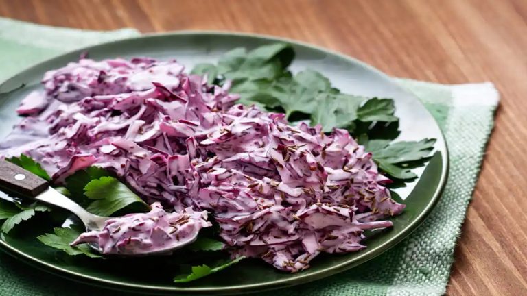 Receta ensalada de col roja
