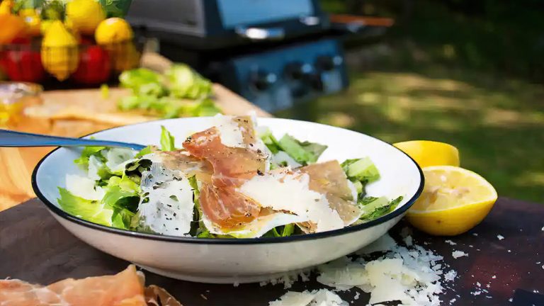 Receta ensalada de prosciutto y queso manchego