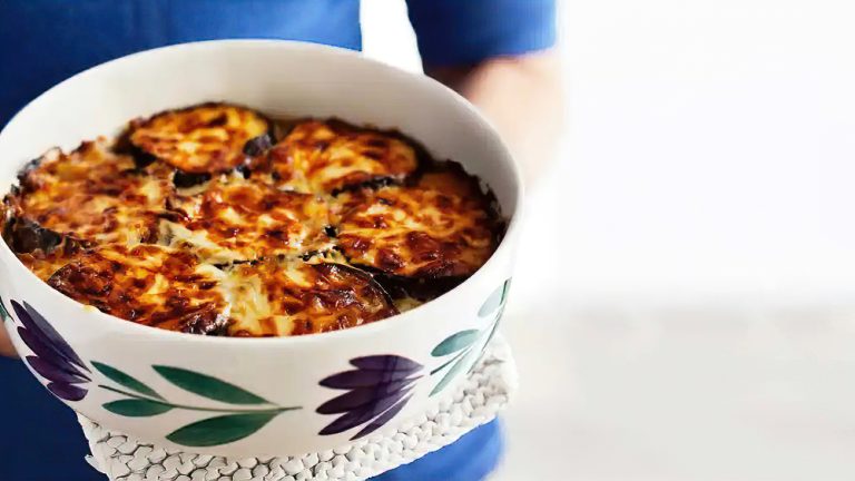 Receta gratinado de berenjena bajo en carbos